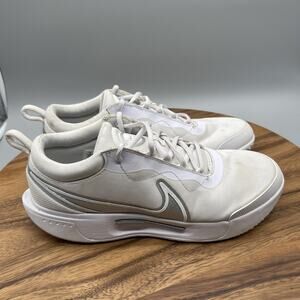 Nike Court Air Zoom Pro Tennis Shoes Womens Size 9 White Comfort Athletic Court